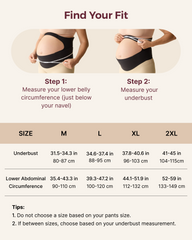 Ergonest Maternity Belly Band & High Waist Pregnancy Underwear Bundle
