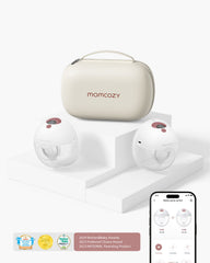 M5 Smart Double Wearable Breast Pump + 120 Breastmilk Storage Bags Bundle