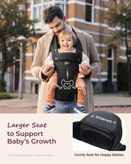Move2Fit 2-in-1 Ergonomic Hip Seat Baby Carrier