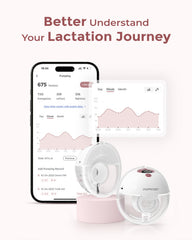 M5 Smart Heat Massager Bundle: Double M5 Smart Breast Pump and Double Breast Massager
