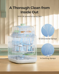 KleanPal Pro Bottle Washer & Portable Baby Bottle Cooler Bundle