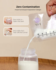 M5 Smart Double Wearable Breast Pump + 120 Breastmilk Storage Bags Bundle
