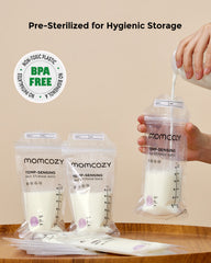M5 Smart Double Wearable Breast Pump + 120 Breastmilk Storage Bags Bundle