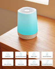 Baby-Care Bundle: Smart & Portable Sound Machine & Easy Swaddle Wrap
