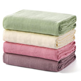 Momcozy Softness Swaddle Blankets - Light Green (4 Pack)
