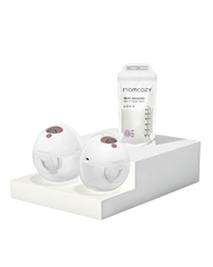 M5 Smart Double Wearable Breast Pump + 120 Breastmilk Storage Bags Bundle
