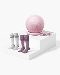 Pregnancy Essential Bundle:Pregnancy Ball & Wide Calf Compression Sports Socks