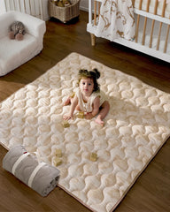 Baby Portable Playmat - Leopard Brown