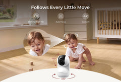 Smart Non-WiFi Baby Monitor 5.5-Inch Full HD (BM03 Black)