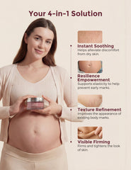 Pregnancy Comfort Bundle: Stretch Mark Cream, Pregnancy Pillow