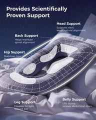 Huggable - U Shaped Maternity Body Pillow