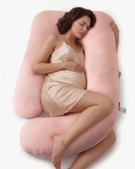 Huggable - U Shaped Cotton Maternity Body Pillow