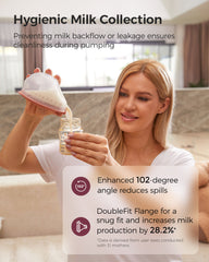 V1 Pro Bra Bundle: V1 Pro Breast Pump and US. Cotton Nursing Bra