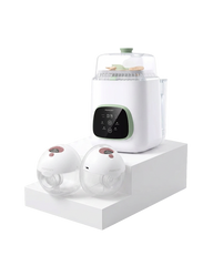 M5 Smart Wearable Breast Pump &  KleanPal Pro Baby Bottle Washer and Sterilizer Bundle