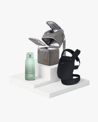On the Go Bundle：PureHug Baby Carrier and Breastmilk Cooler Bag and Bottle Warmer