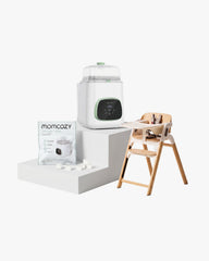 Clean & Feeding Bundle: Bottle Washer and High Chair and Washing Block | US