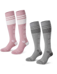 Momcozy Wide Calf Compression Socks 20-30mmHg for Sports 2 Pairs