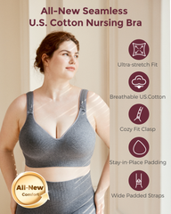 Busty Cotton Nursing Bras – US