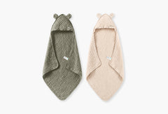 Cotton Muslin Hooded Baby Towel for Newborn to Toddler