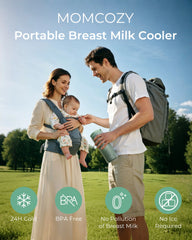 Momcozy Portable Baby Bottle Cooler for Outdoor - 12oz