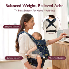 PureHug Ergonomic Baby Carrier – Starry Night