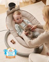 Momcozy 2-in-1 Electric Baby Swing