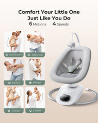 Momcozy CocoSway 3D-Motion Electric Baby Swing