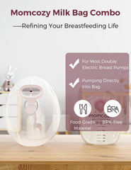 Momcozy Wearable Milk Collection Cups - for Momcozy V Series & Most Traditional Tube-Connected Electric Breast Pumps