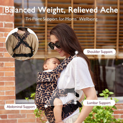 PureHug Ergonomic Baby Carrier – Leopard