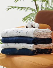Momcozy Softness Swaddle Blankets -   Midnight Star Clouds (4 Pack)