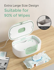 New Large Capacity Baby Wipe Warmer Compatible with 60-80pcs