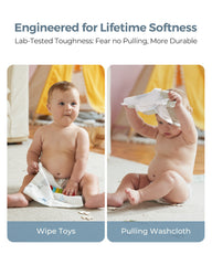 Momcozy Baby Washcloths – Soft 4-Layer Cotton, Gentle for Newborns