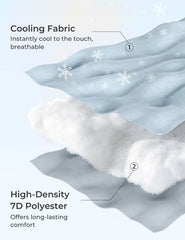U Shaped Cooling Fabric Pregnancy Pillow