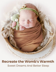 Momcozy Softness Swaddle Blankets -  Brown (4 Pack)