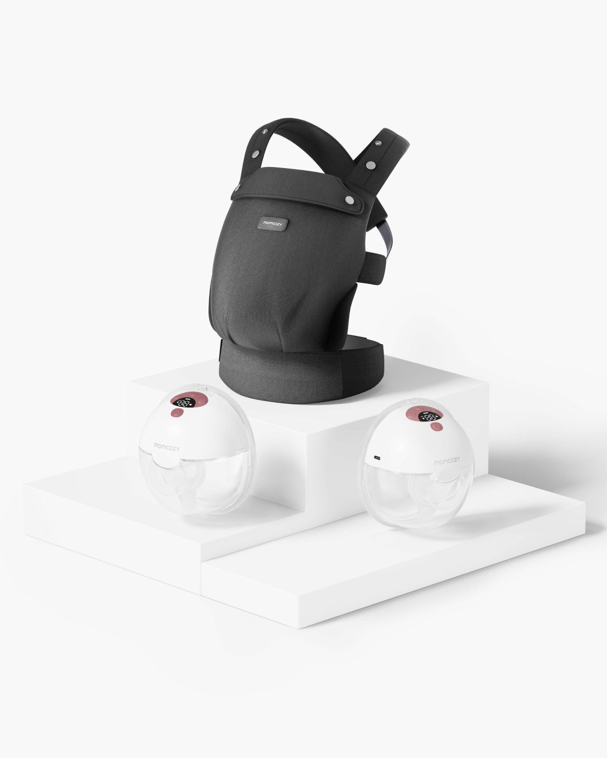 On-the-Go Bundle: M5 Smart Breast Pump and PureHug Baby Carrier