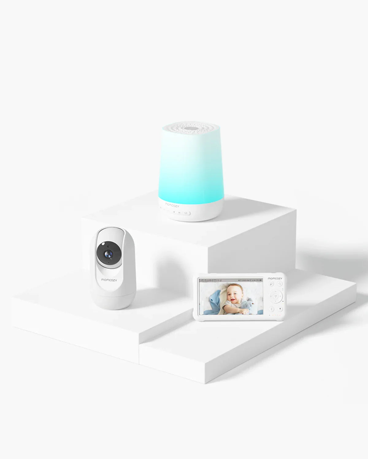 Baby Care Bundle: Smart Baby Sound Machine and One Baby Monitor