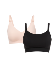 Ultra Soft Seamless Nursing Bra YN21 & The Original: Our Basic Pumping Bra YN08 Bundle