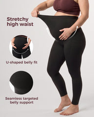 Maternity Leggings Over The Belly Maternity Yoga Pants