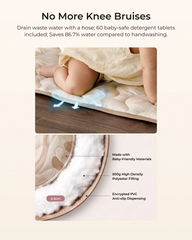 Baby Portable Playmat - Leopard Brown
