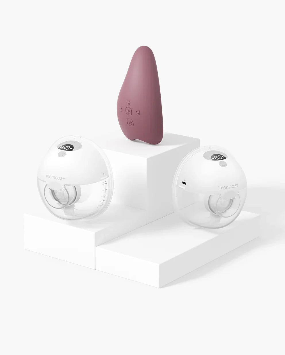 M5 Smart Massager Bundle: Double M5 Smart Wearable Breast Pump and One Breast Massager