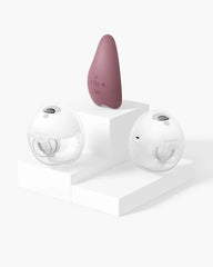 M5 Smart Massager Bundle: Double M5 Smart Wearable Breast Pump and One Breast Massager