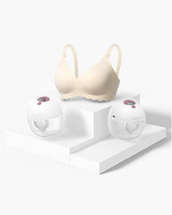 M5 Smart Bra Bundle: Double M5 Smart Breast Pump and Jelly Strip Bra(YN46)