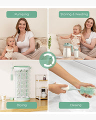 Momcozy DIY Larger Bottle Drying Rack for 18 Bottles