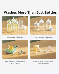 Feeding Bundle: KleanPal Pro Baby Bottle Washer & DinerPal High Chair