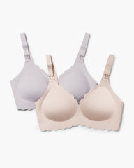 Jelly Strip - 2 Pack Seamless Push up Nursing Bra