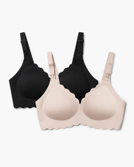 Jelly Strip - 2 Pack Seamless Push up Nursing Bra