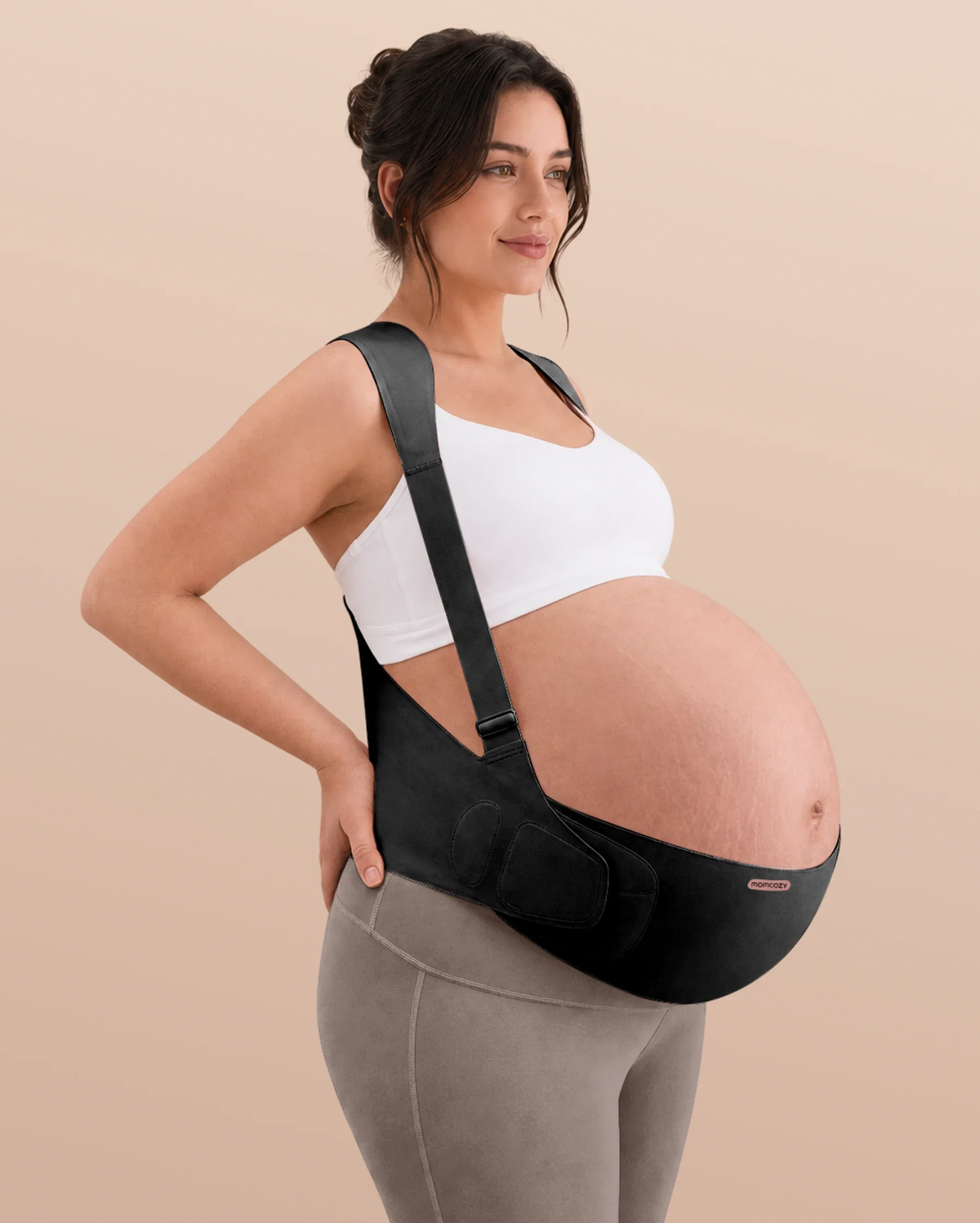Go As You Grow™ Maternity Belly Band - Black