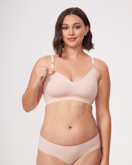 Ultra Soft Seamless Nursing Bra YN21 & The Original: Our Basic Pumping Bra YN08 Bundle